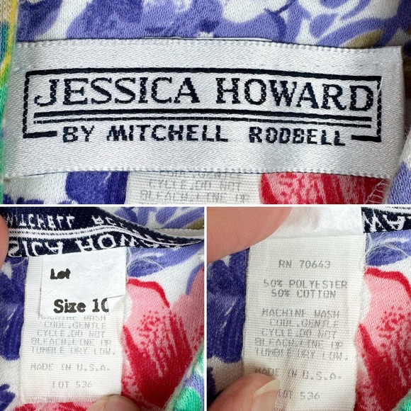 Jessica Howard Vintage Floral Midi Dress - Picture 6 of 11